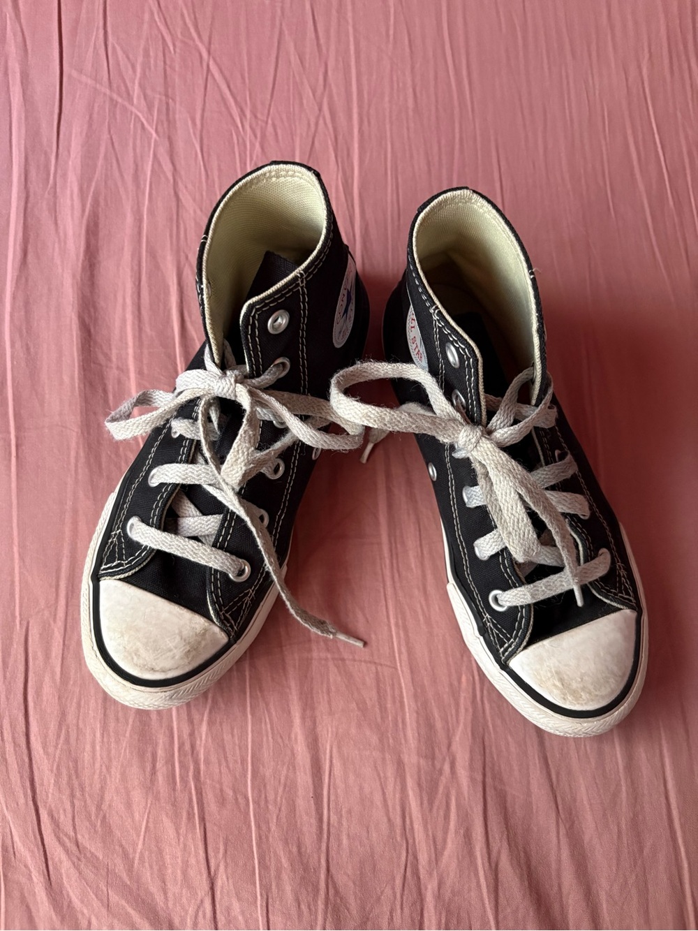Converse Black and White Kids' High Top Sneakers